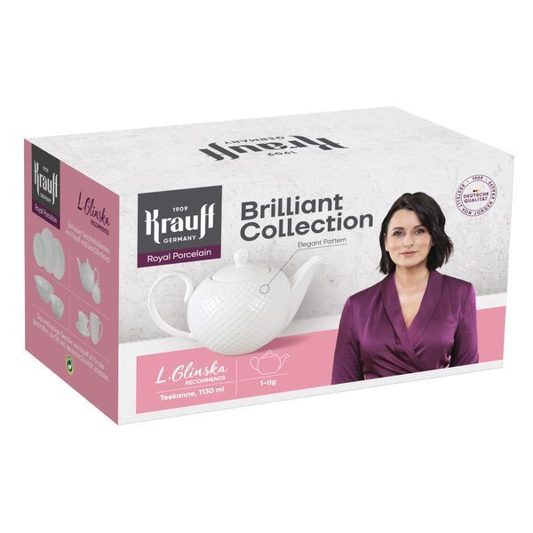 Порцеляновий чайний набір столового посуду Brilliant Collection Krauff + ПОДАРУНОК: 2 чашки 55-333-288 фото