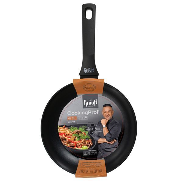 Набір сковорідок CookingProf 26см та 28см + ПОДАРУНКИ: Кришка універсальна 24-28см 55-333-623-4 фото