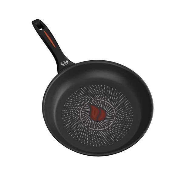 Сковорода Smart Fry 26см, с индикатором нагрева + ПОДАРОК: Щипцы кухонные Krauff и терка Krauff 28558-1 фото