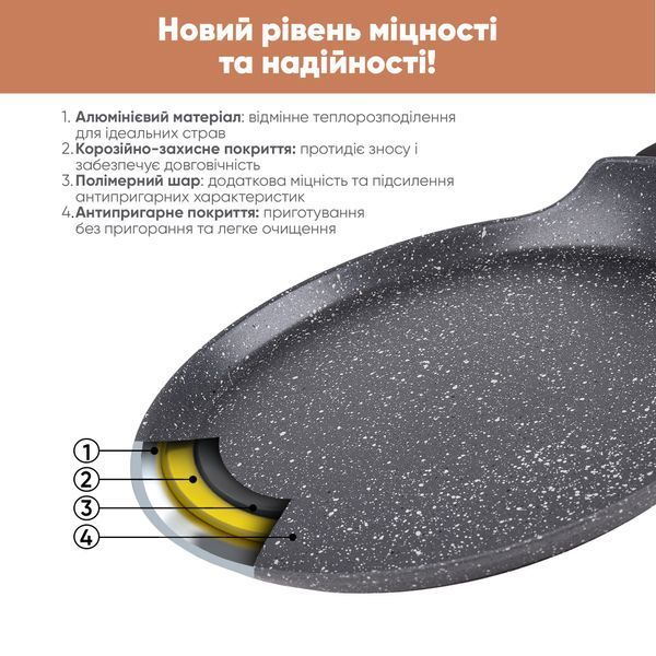Сковорода для блинов Fry Power 24 см 25-45-130 фото