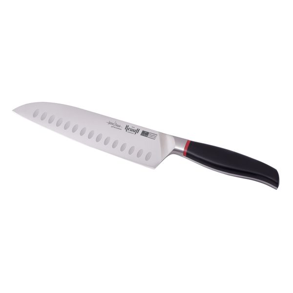Набір з 5 кухонних ножів Smart Сhef та підставка для аксесуарів та ножів з кухонною дошкою Krauff Zauberset + ПОДАРУНКИ: ополоник, лопатка та пензлик 55-333-323 фото