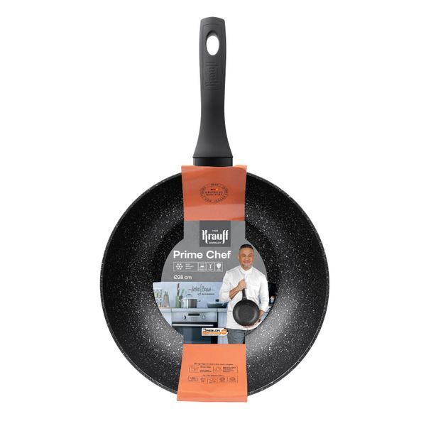 Набір сковорід Krauff Prime Chef 26/28 см + ПОДАРУНОК: кухонні дошки Krauff Picasso 3 шт. 55-333-517-1 фото