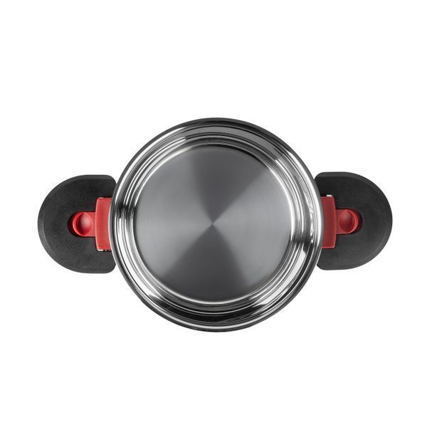 Набор из 3-х кастрюль Prime Chef 1,6 л, 3,6 л, 6,8 л + ПОДАРКИ: лопатка, толкушка для картофеля и половник 55-333-575 фото