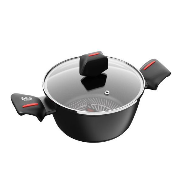 Набор кастрюль 4,3л, 2,3л Smart Fry + ПОДАРОК: Сковорода для блинов 28463-3 фото