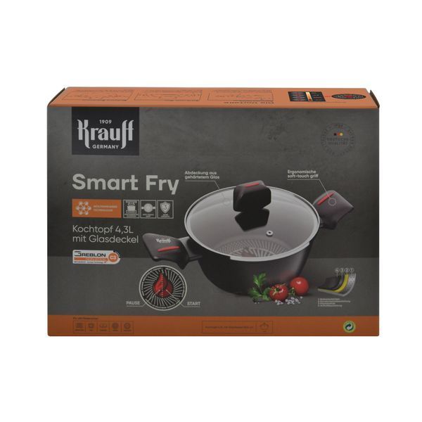 Кастрюля Smart Fry 4,3 л + ПОДАРОК: Доска кухонная Krauff Frische 28822 фото