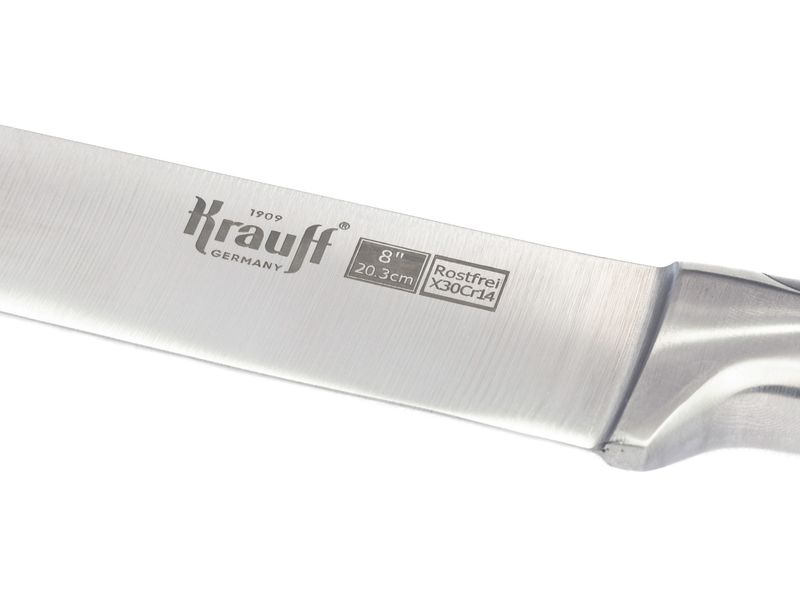 Набор ножей Krauff Luxus + ПОДАРОК: Подставка для ножей RITTER Black и сумка "Иду на борщинг с Krauff" 28436 фото