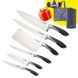 Набор ножей Krauff Luxus 6 предметов + ПОДАРОК: Подставка для ножей, точилка для ножей и сумка "Иду на борщинг с Krauff" 28438 фото 1