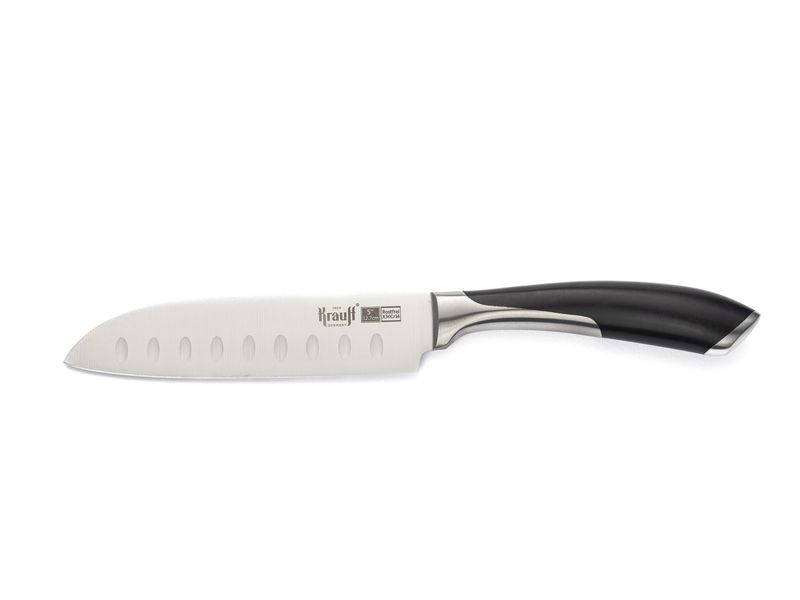 Набор ножей Krauff Luxus 6 предметов + ПОДАРОК: Подставка для ножей, точилка для ножей и сумка "Иду на борщинг с Krauff" 28438 фото