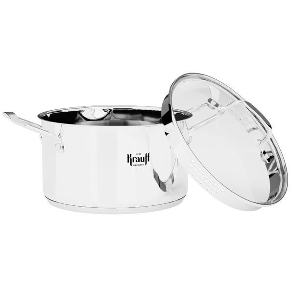 Набор кастрюль Cook&Joy 1,8л, 2,5л, 3,5л + ПОДАРОК: Овощерезка-измельчитель та подставка под горячее 55-333-630 фото