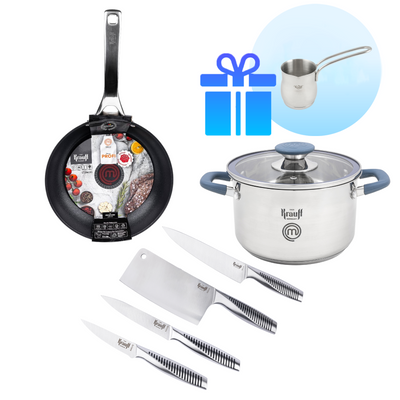 Набор для кухни MasterChef Krauff + ПОДАРОК: Турка 360 мл Aroma 55-333-552 фото