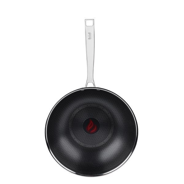 Набор сковородок 24см, 26см и сковороды WOK 28см Nano Pro Krauff + ПОДАРОК: Крышка стеклянная универсальная 55-333-573-4 фото