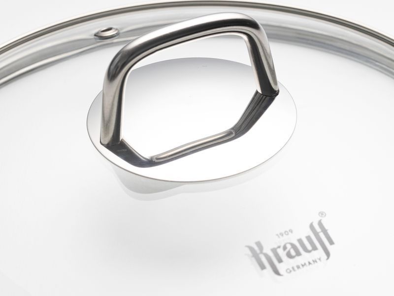 Сковородка Krauff Smart Chef 20 см и крышка стеклянная Krauff + ПОДАРОК: Лопатка кулинарная силиконовая 21,5 см 28818 фото