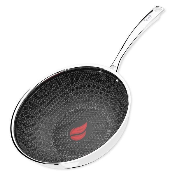 Сковорода WOK NanoPro Krauff 28 см + ПОДАРКИ: Ножницы для птицы 55-333-542-1 фото