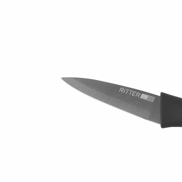 Набор ножей Ritter - 5 предметов на подставке + ПОДАРКИ точилка + ножницы кухонные + доска кухонная 28313 фото
