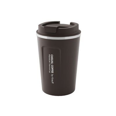 Термокружка 380 мл коричневая Personell 26-309-003 фото