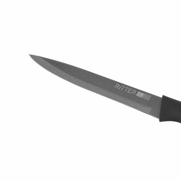 Набор ножей Ritter - на подставке + ПОДАРОК точилка + ножницы кухонные 55-333-399 фото