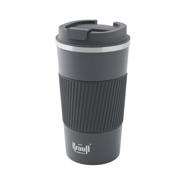Набор термочашек Krauff с силиконовой накладкой 510 мл + ПОДАРОК термочашка Krauff 55-333-437 фото